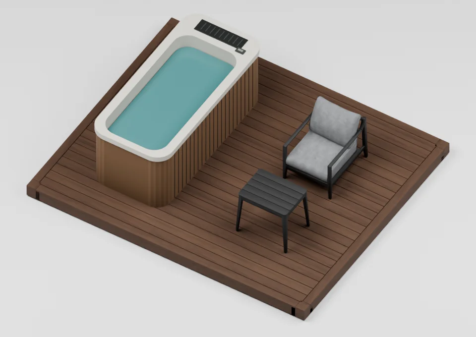 The daily reset: furniture arrangement on a 12 by 10 foot deck