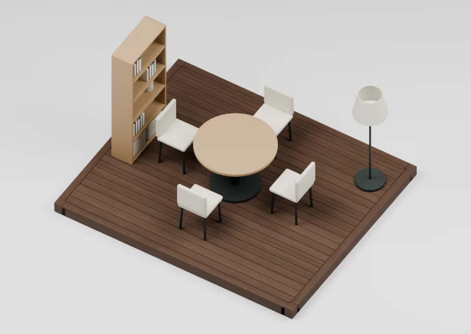 Room for ideas: furniture arrangement on a 12 by 10 foot deck